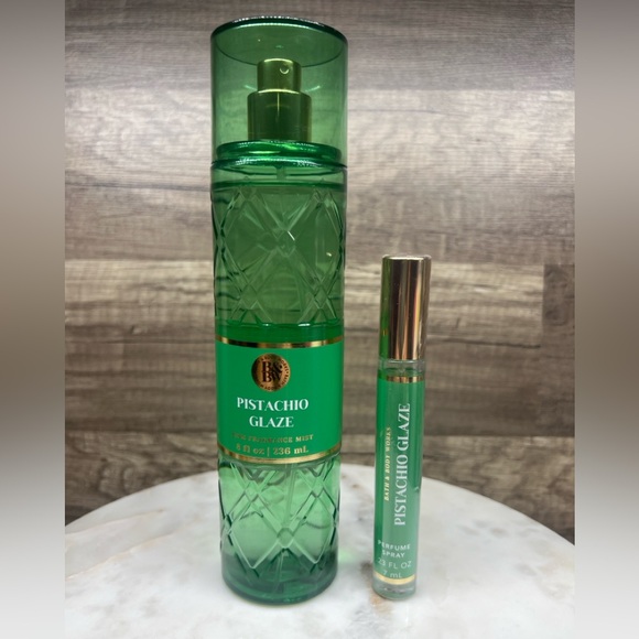 Bath & Body Works Other - Bath & Body Works Everyday Luxury Pistachio Glaze Body Mist & Perfume Spray Set